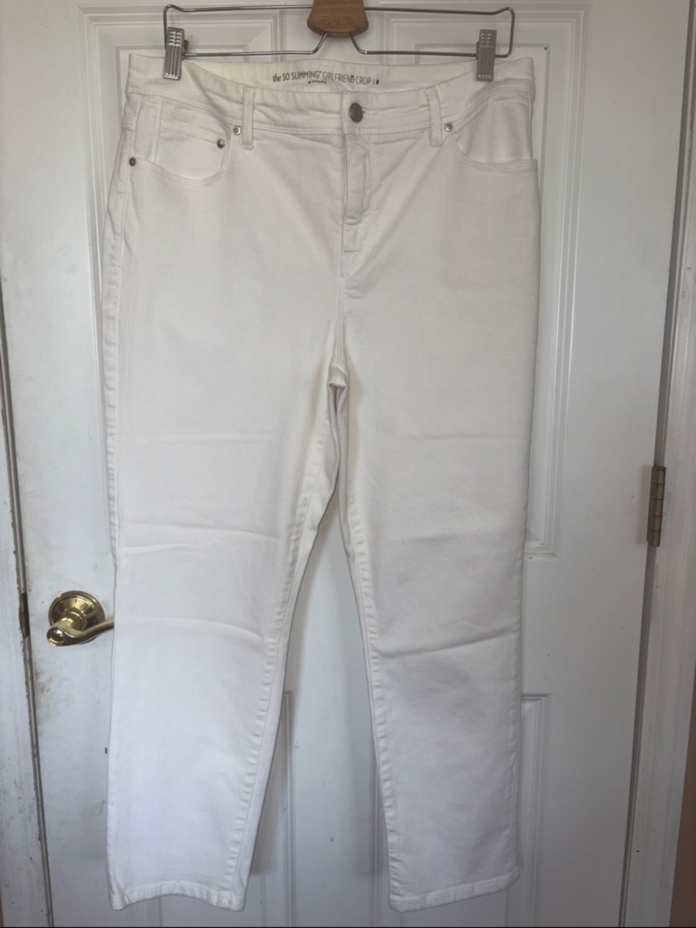 Chico's White Straight Leg Women's Jeans